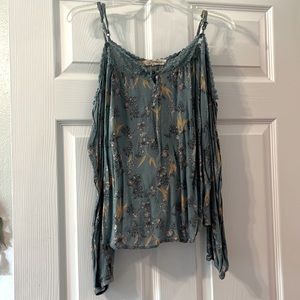 Long sleeve, off the shoulder blouse